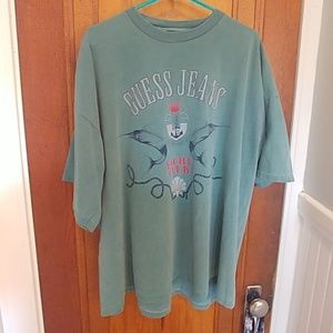Guess Jeans Yacht Club 1993 vintage mens t shirt